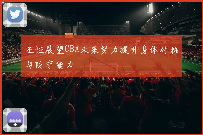 王证展望CBA未来努力提升身体对抗与防守能力